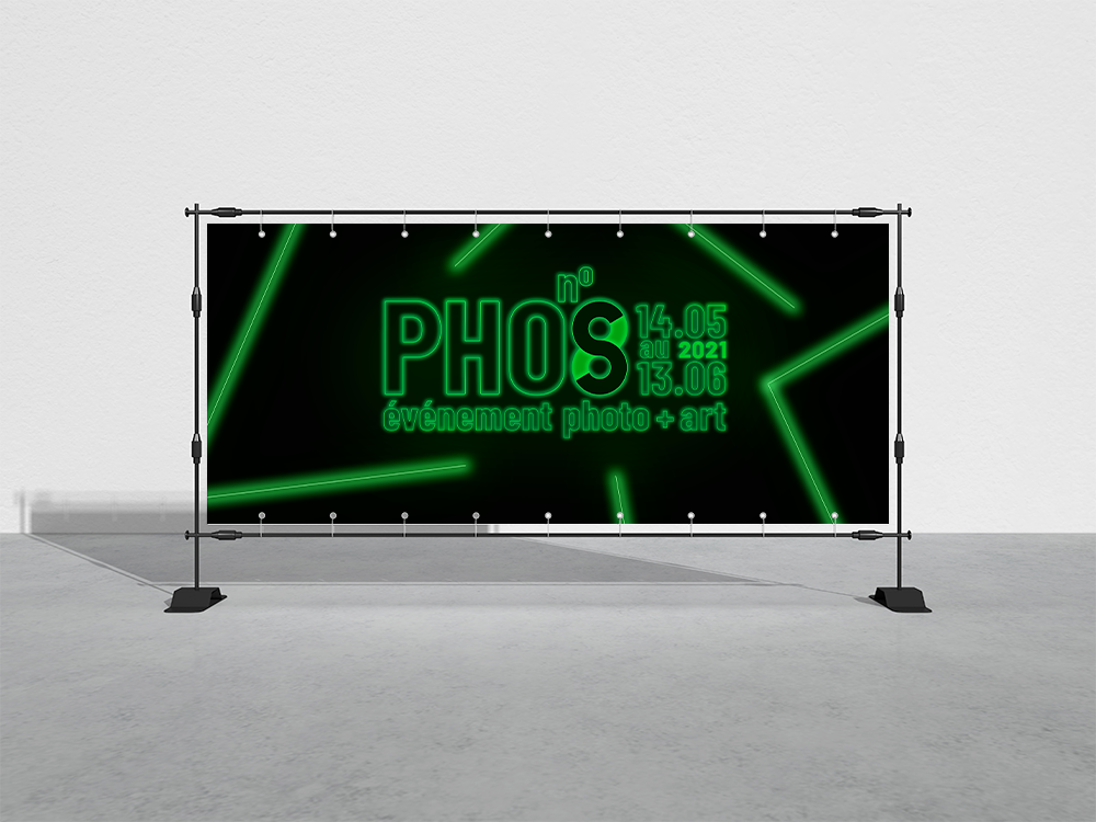 Image mockup d'une bannière de l'évènement PHOS