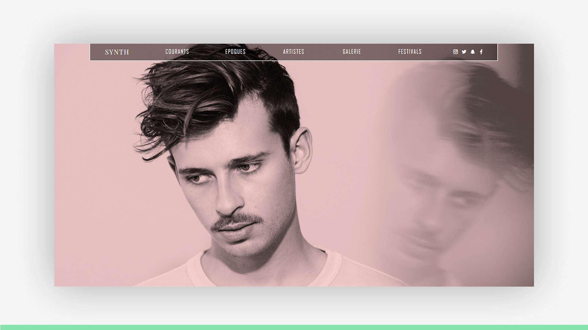 Page Accueil du site Synth